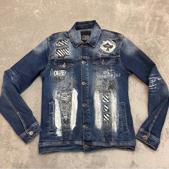 Copper Rivet Jackets & Coats Mens Copper Rivet Denim Trucker Jacket